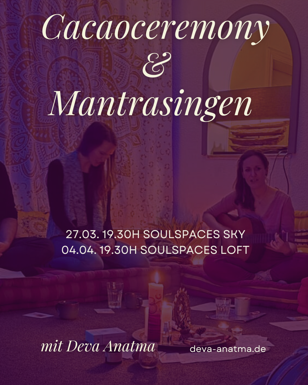 Kakao-Zeremonie und Mantrasingen mit Deva