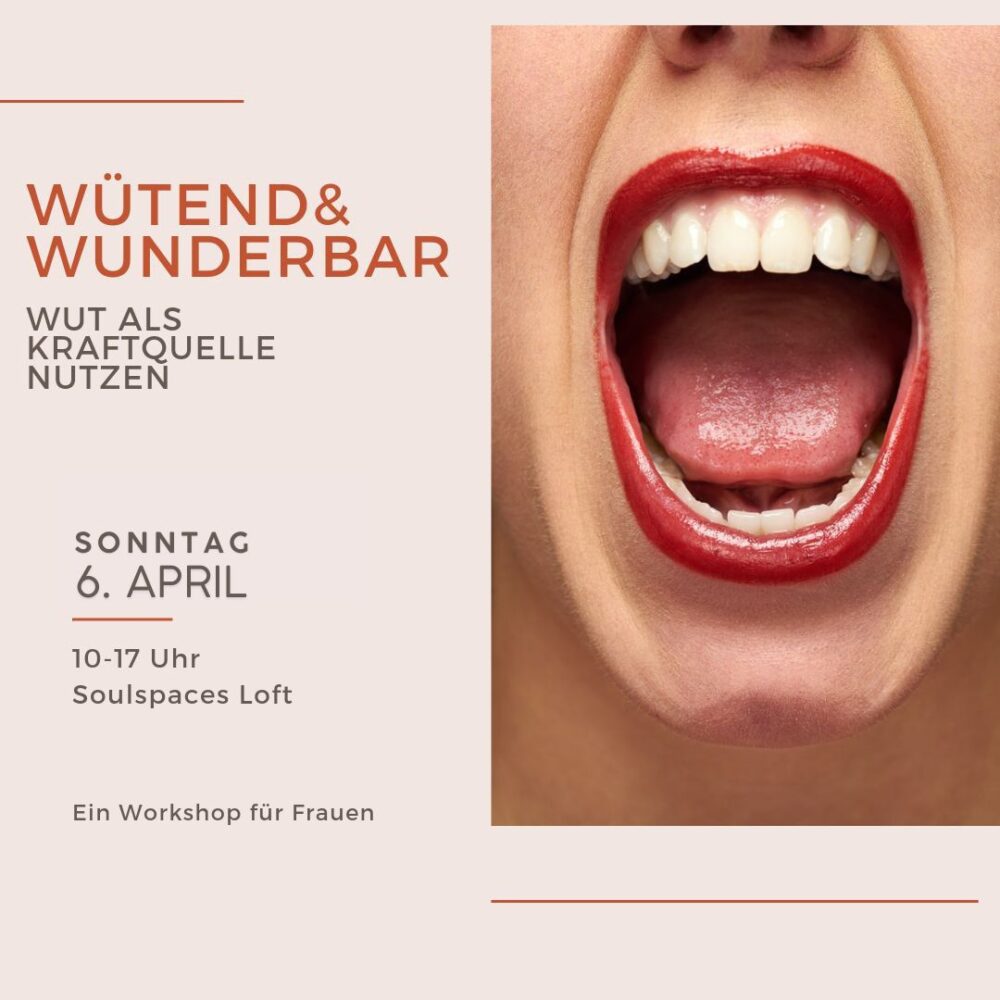 Wütend & Wunderbar Seminar mit Svenja Lisa