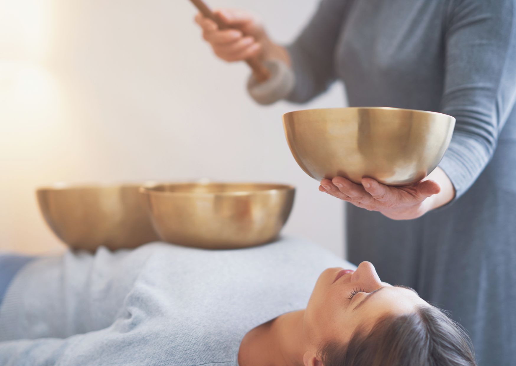 Soundbath 1:1, Klangmassage mit Lisa