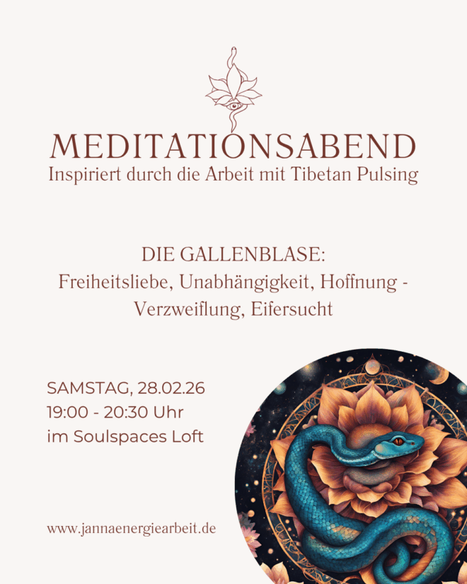 Meditationsabend mit Janna Februar