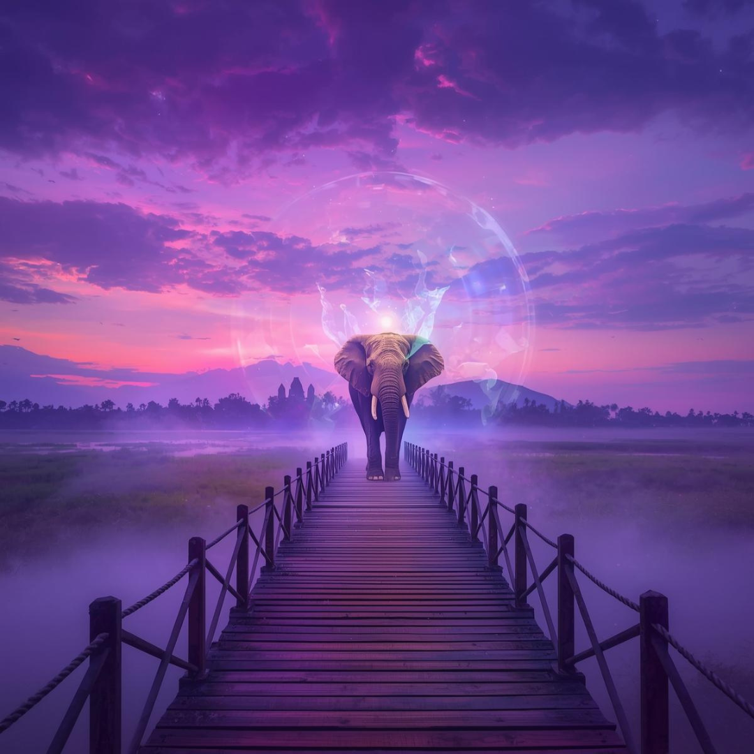 Elefant Janna Meditationsabend Mai